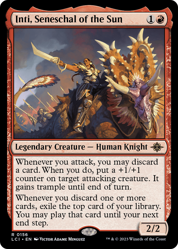 Inti, Seneschal of the Sun [The Lost Caverns of Ixalan] Magic: The Gathering
