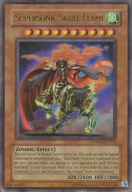 Supersonic Skull Flame [WB01-EN001] Super Rare Yu-Gi-Oh!