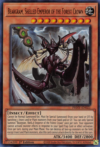 Beargram, Shelled Emperor of the Forest Crown [PHHY-EN021] Ultra Rare - Yugioh Cards For Your TCG Needs!