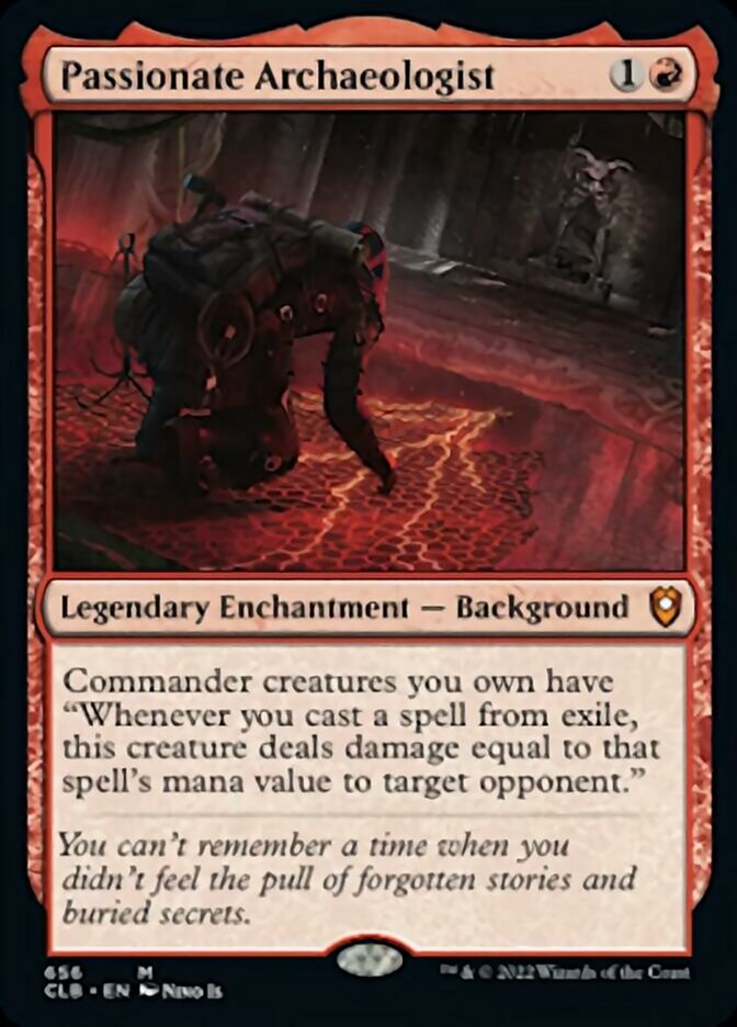 Passionate Archaeologist [Commander Legends: Battle for Baldur's Gate] Magic: The Gathering
