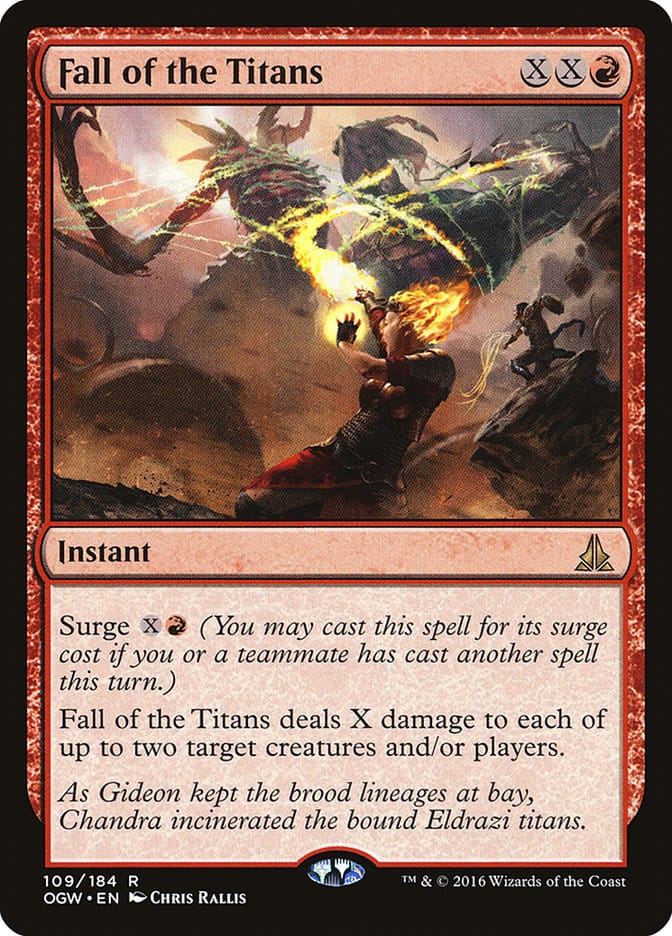 Fall of the Titans [Oath of the Gatewatch] Magic: The Gathering