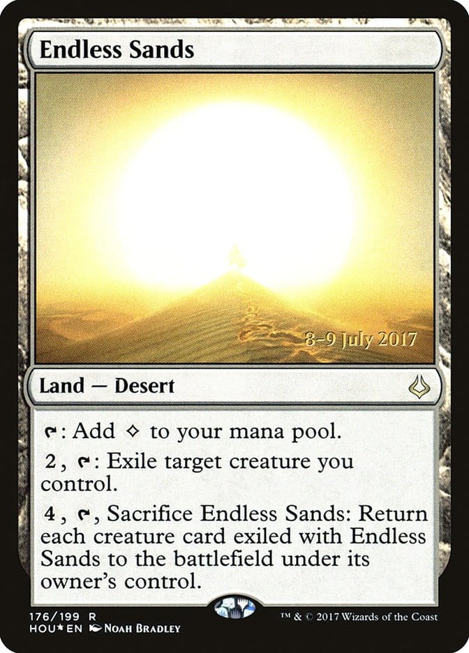 Endless Sands [Hour of Devastation Prerelease Promos] Magic: The Gathering