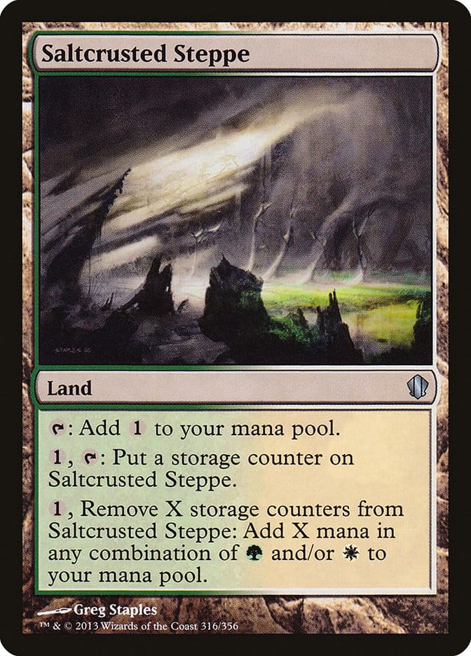 Saltcrusted Steppe [Commander 2013] Magic: The Gathering