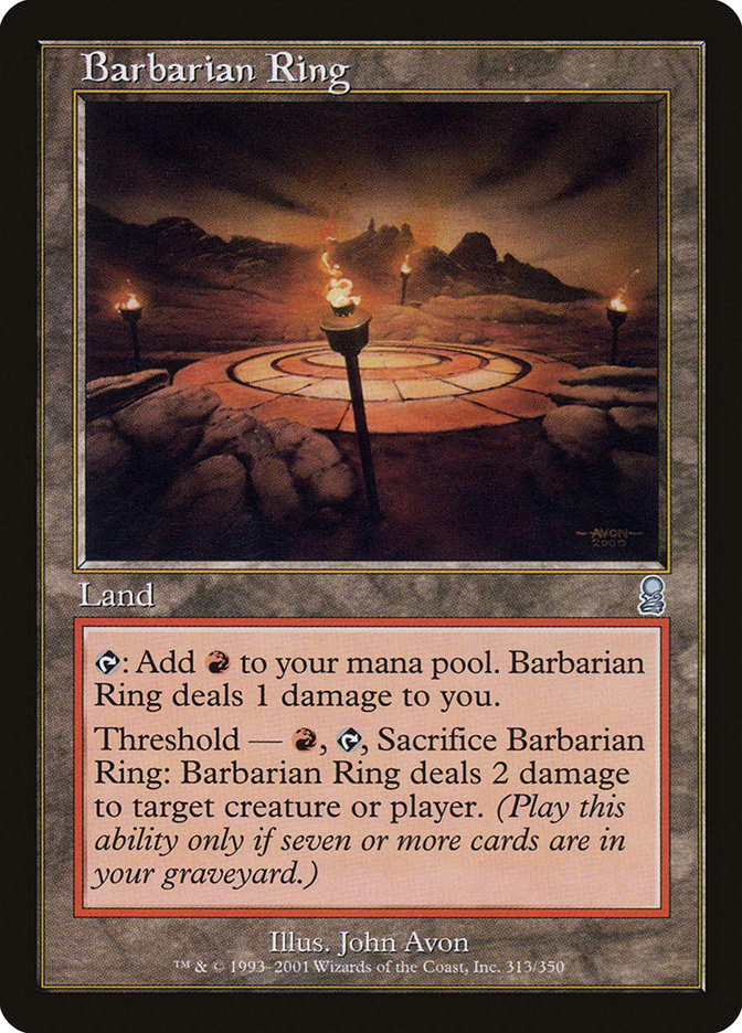 Barbarian Ring [Odyssey] Magic: The Gathering