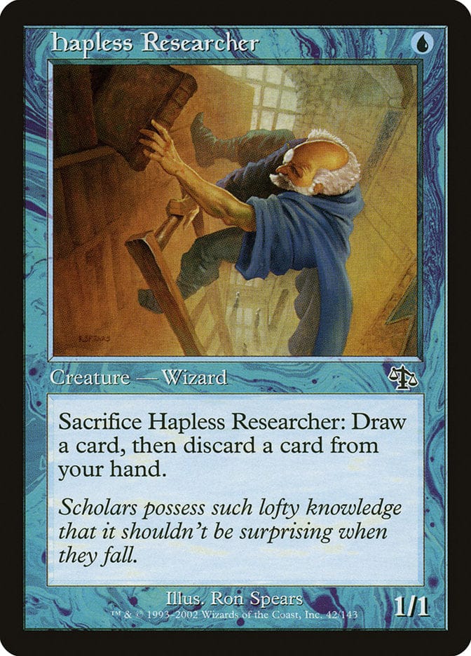 Hapless Researcher [Judgment] Magic: The Gathering