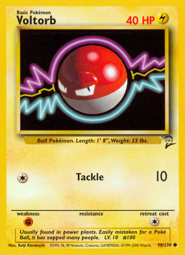 Voltorb (98/130) [Base Set 2] Pokémon