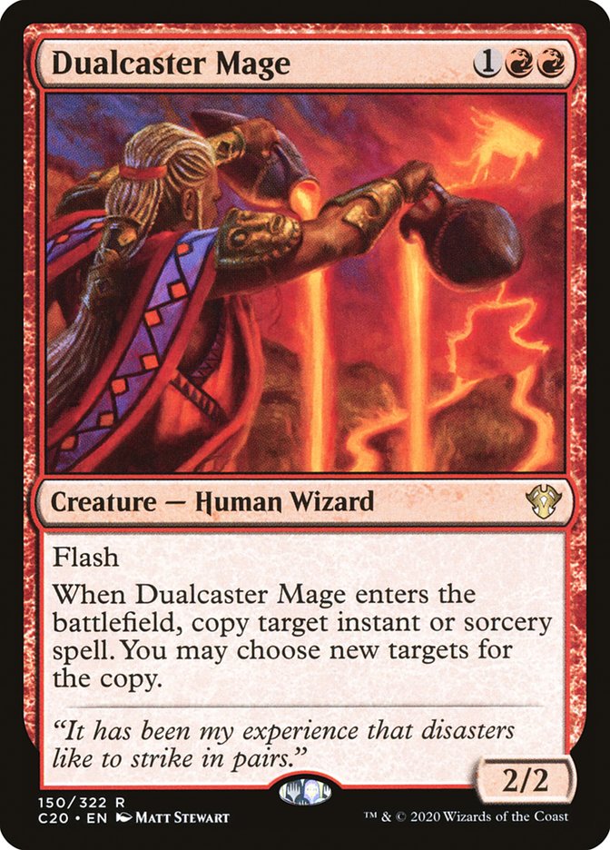 Dualcaster Mage [Commander 2020] Magic: The Gathering