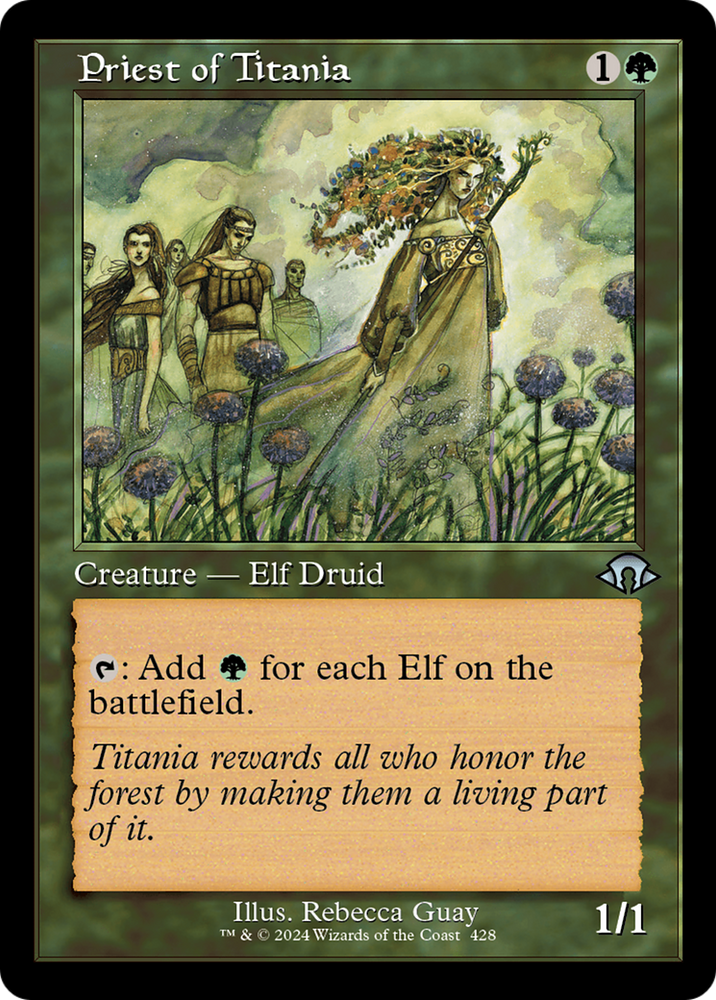 Priest of Titania (Retro) [Modern Horizons 3] Magic: The Gathering
