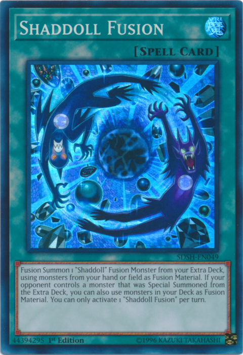 Shaddoll Fusion [SDSH-EN049] Super Rare - Yugioh Cards For Your TCG Needs!