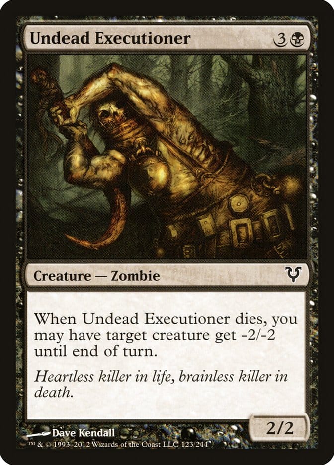 Undead Executioner [Avacyn Restored] Magic: The Gathering