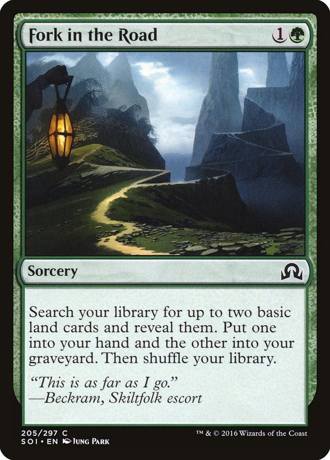 Fork in the Road [Shadows over Innistrad] Magic: The Gathering