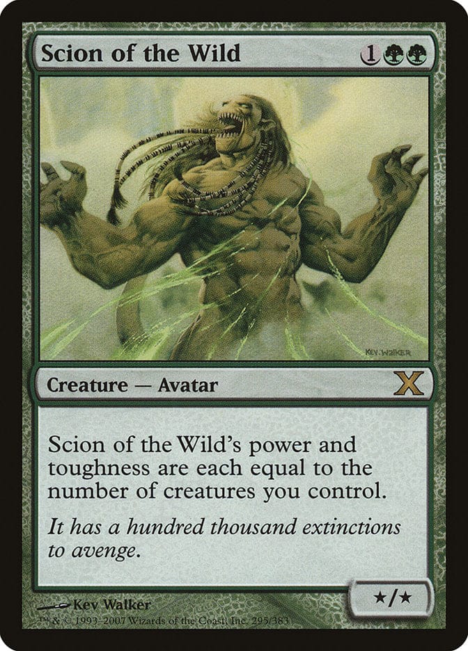 Scion of the Wild [Tenth Edition] Magic: The Gathering