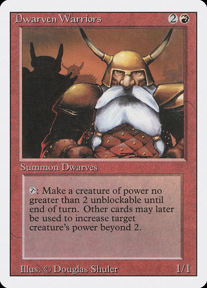 Dwarven Warriors [Revised Edition] Magic: The Gathering