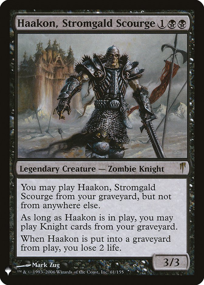 Haakon, Stromgald Scourge [Mystery Booster] Magic: The Gathering