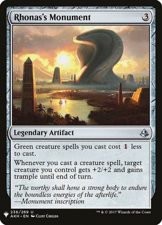 Rhonas's Monument [Mystery Booster] Magic: The Gathering