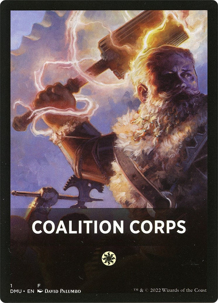 Coalition Corps Theme Card [Dominaria United Tokens] Magic: The Gathering