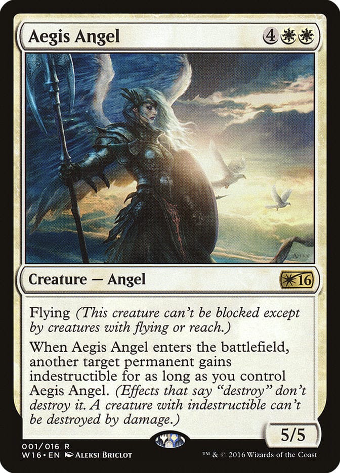 Aegis Angel [Welcome Deck 2016] Magic: The Gathering