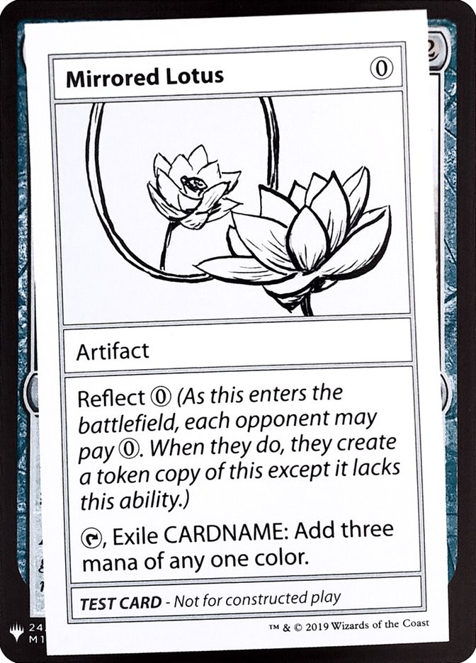 Mirrored Lotus [Mystery Booster Playtest Cards] Magic: The Gathering