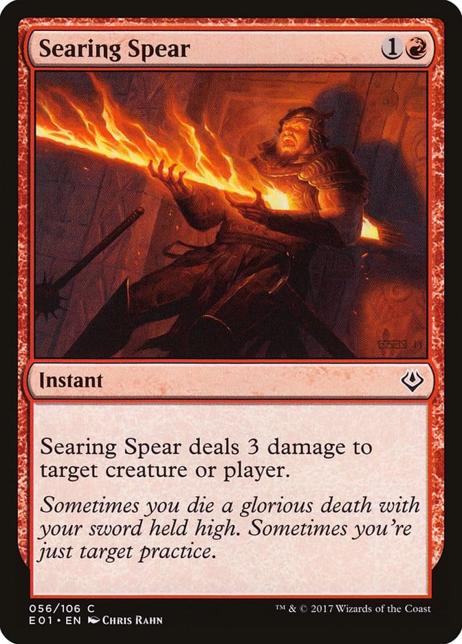 Searing Spear [Archenemy: Nicol Bolas] Magic: The Gathering