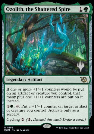 Ozolith, the Shattered Spire (Promo Pack) [March of the Machine Promos] Magic: The Gathering