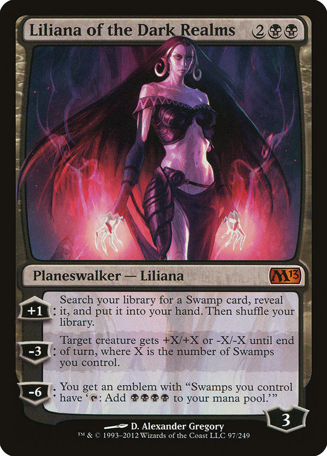 Liliana of the Dark Realms [Magic 2013] Magic: The Gathering