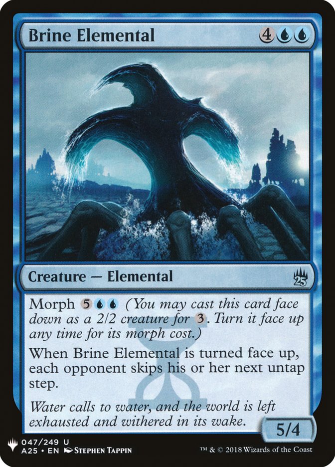 Brine Elemental [Mystery Booster] Magic: The Gathering