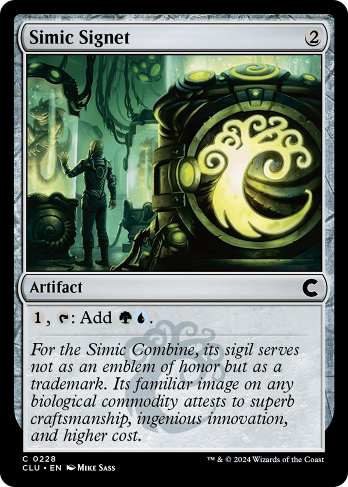Simic Signet [Ravnica: Clue Edition] Magic: The Gathering