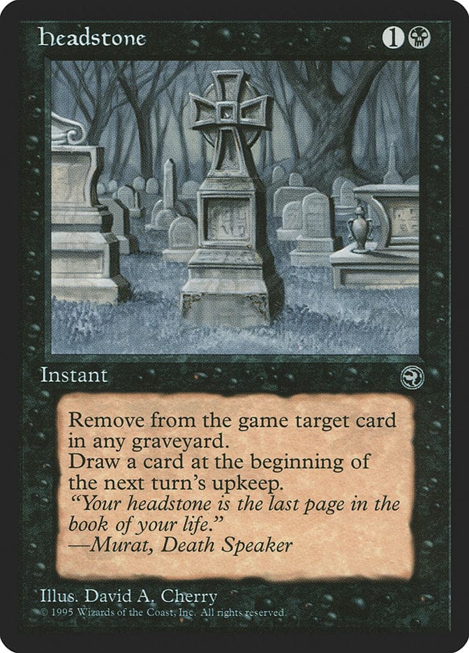 Headstone [Homelands] Magic: The Gathering