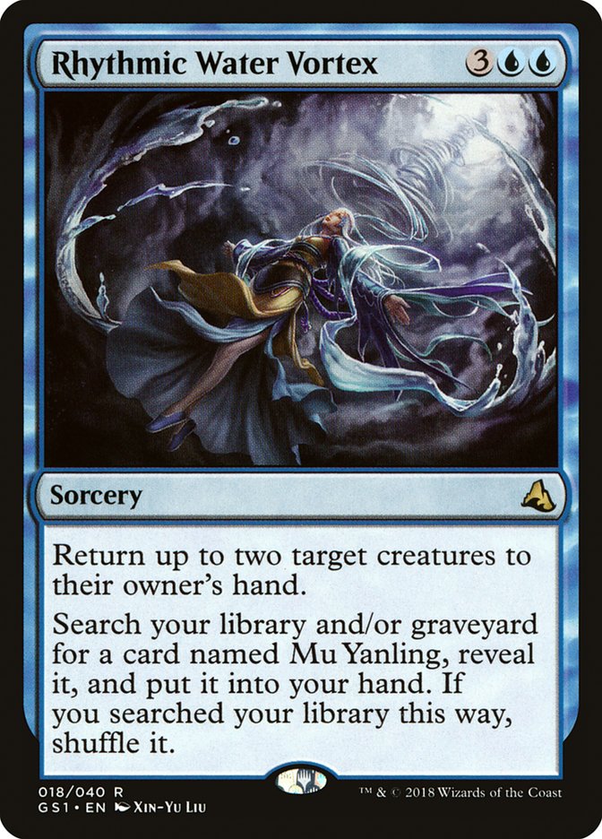 Rhythmic Water Vortex [Global Series Jiang Yanggu & Mu Yanling] Magic: The Gathering