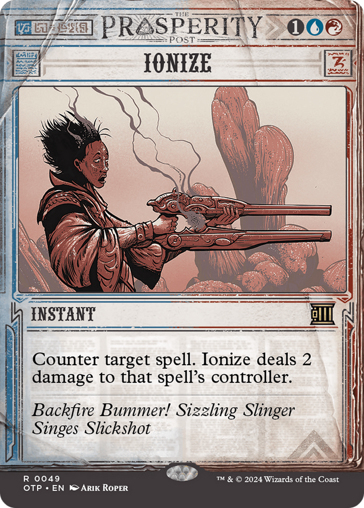 Ionize [Outlaws of Thunder Junction: Breaking News] Magic: The Gathering