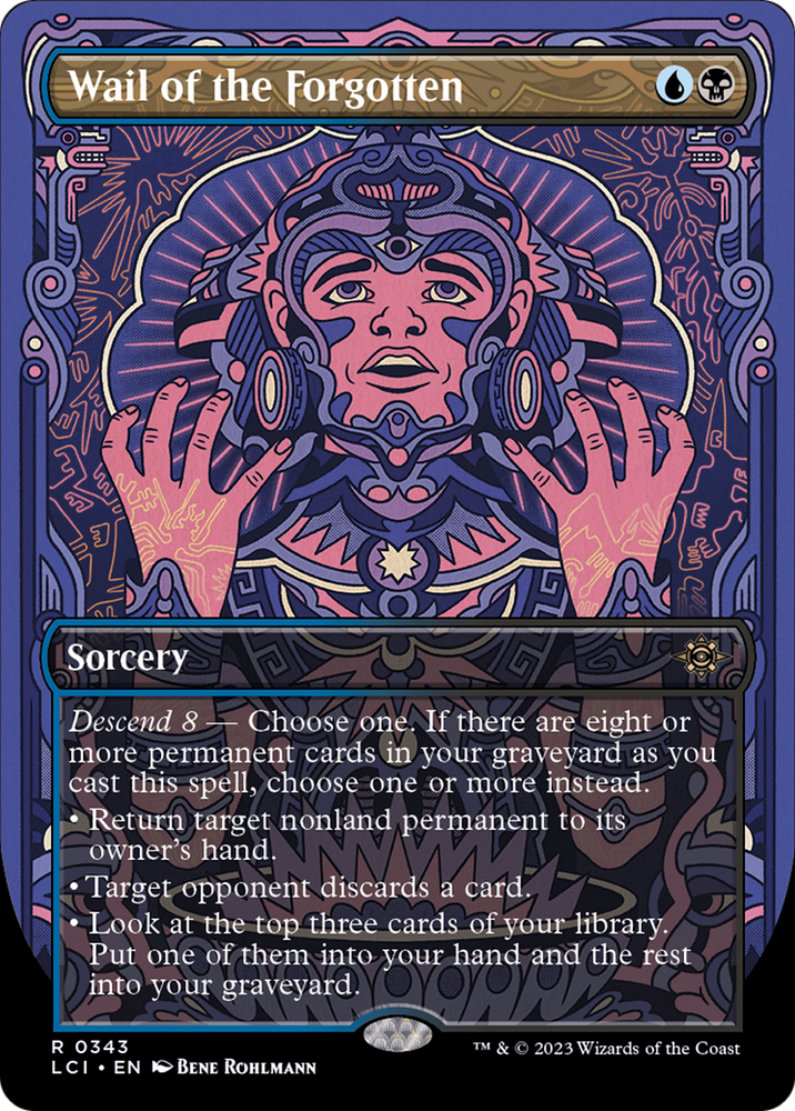 Wail of the Forgotten (Borderless) [The Lost Caverns of Ixalan] Magic: The Gathering