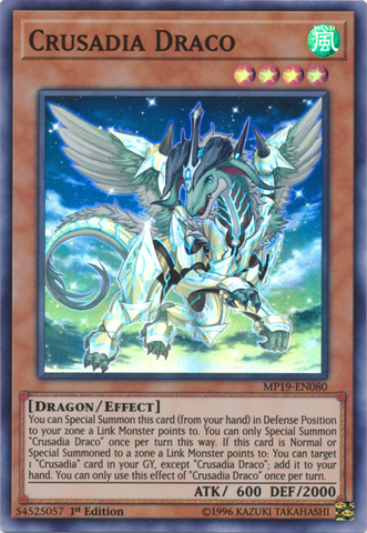 Crusadia Draco [MP19-EN080] Super Rare - Yugioh Cards For Your TCG Needs!