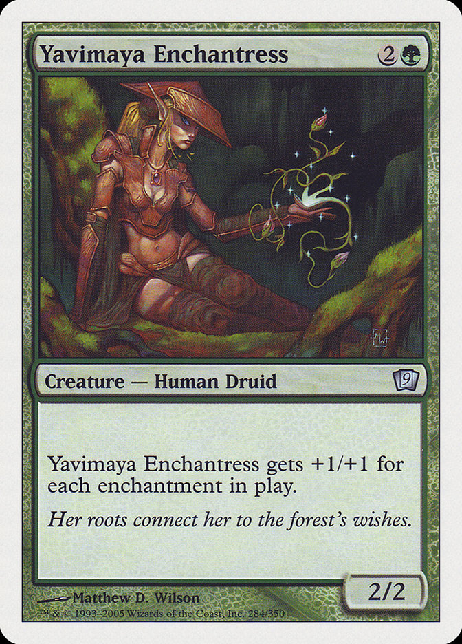 Yavimaya Enchantress [Ninth Edition] Magic: The Gathering