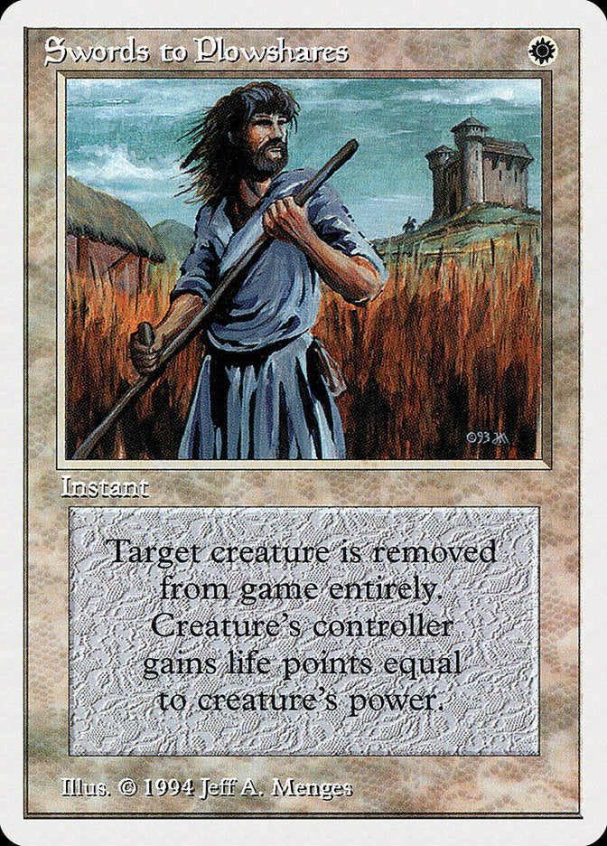 Swords to Plowshares [Summer Magic / Edgar] Magic: The Gathering