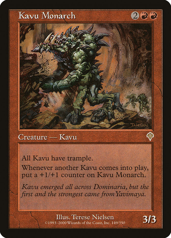 Kavu Monarch [Invasion] Magic: The Gathering