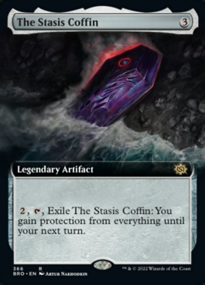The Stasis Coffin (Extended Art) [The Brothers' War] Magic: The Gathering