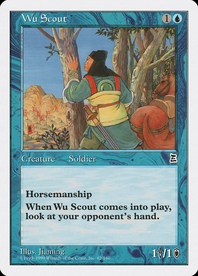 Wu Scout [Portal Three Kingdoms] Magic: The Gathering