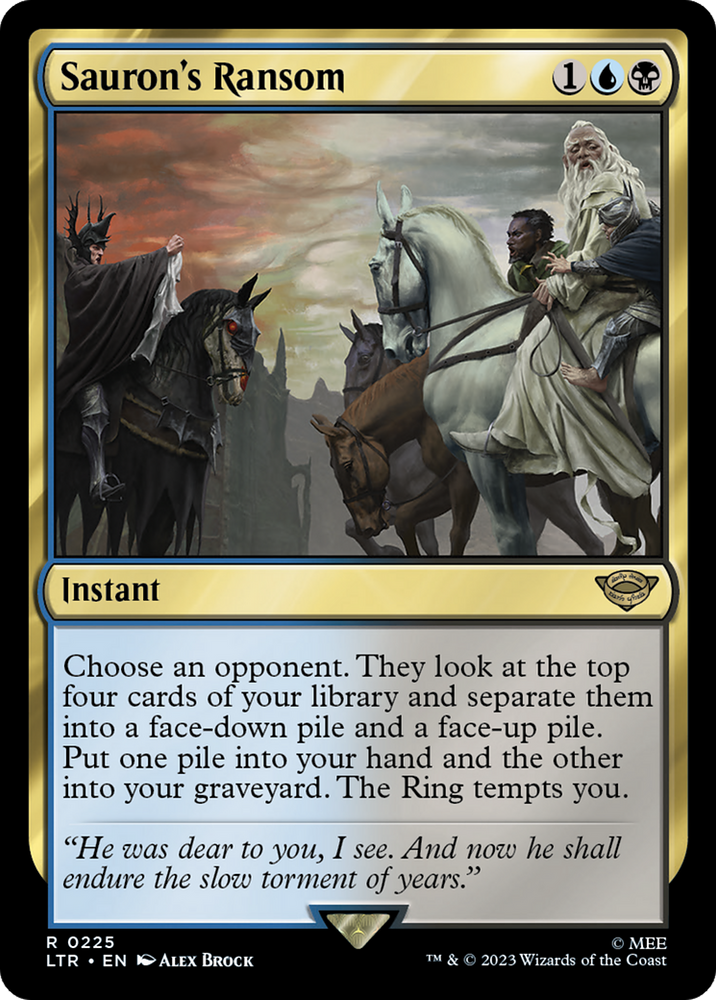 Sauron's Ransom [The Lord of the Rings: Tales of Middle-Earth] Magic: The Gathering