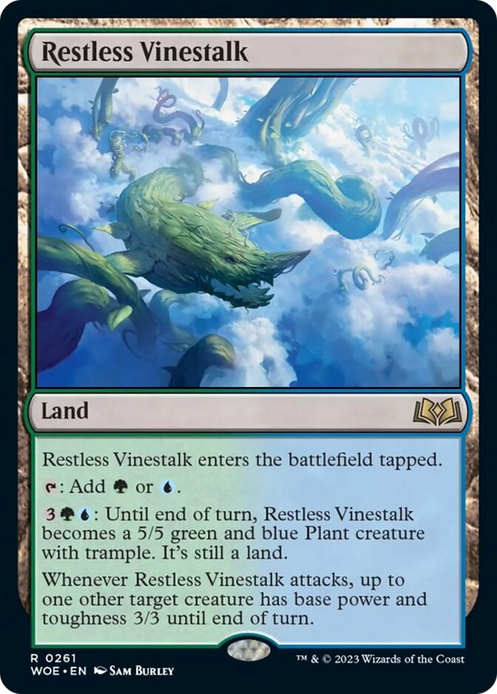 Restless Vinestalk [Wilds of Eldraine] Magic: The Gathering