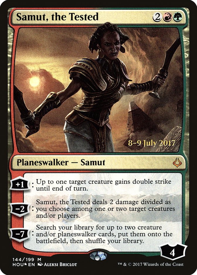 Samut, the Tested [Hour of Devastation Prerelease Promos] Magic: The Gathering