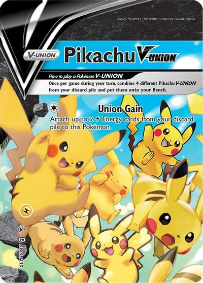 Pikachu V-UNION (SWSH139) (Celebrations) [Sword & Shield: Black Star Promos] Pokémon