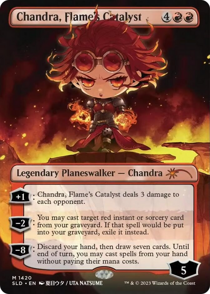 Chandra, Flame's Catalyst (Rainbow Foil) [Secret Lair Drop Series] Magic: The Gathering