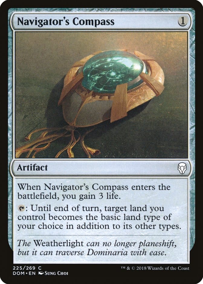 Navigator's Compass [Dominaria] Magic: The Gathering