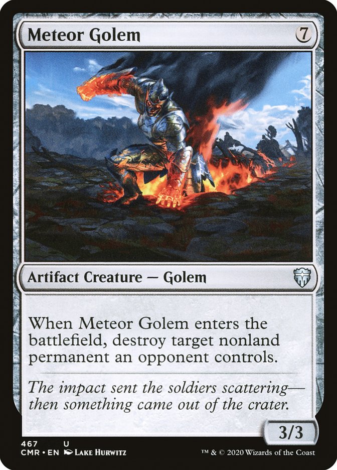 Meteor Golem (467) [Commander Legends] Magic: The Gathering
