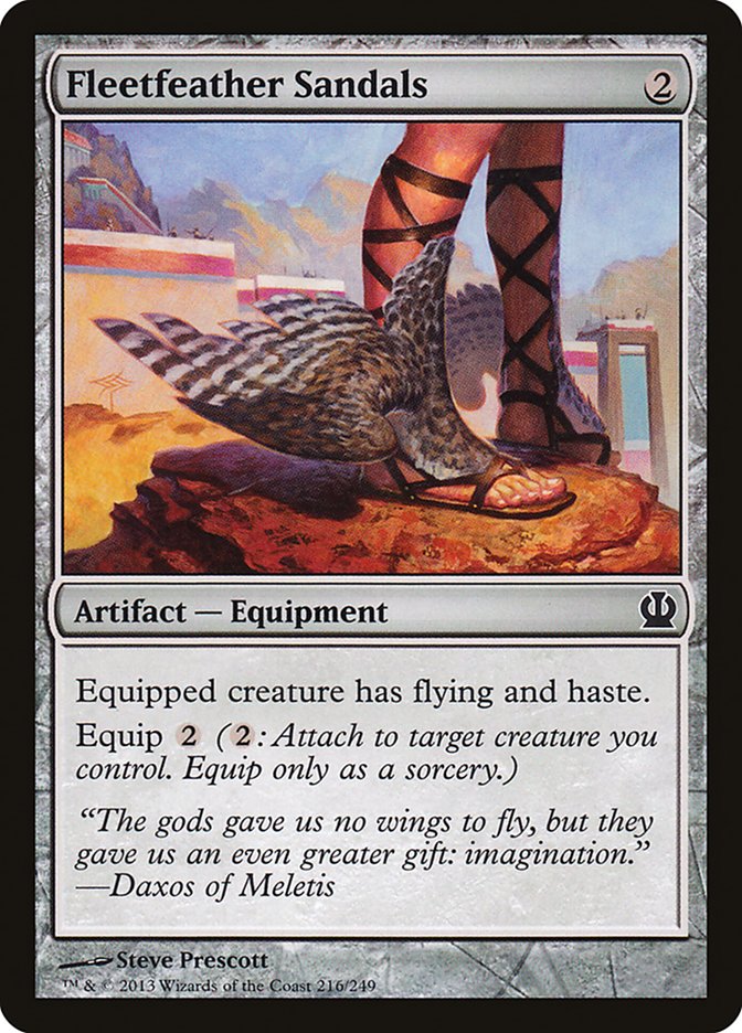 Fleetfeather Sandals [Theros] Magic: The Gathering