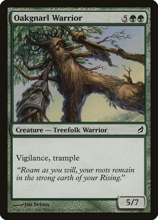 Oakgnarl Warrior [Lorwyn] Magic: The Gathering