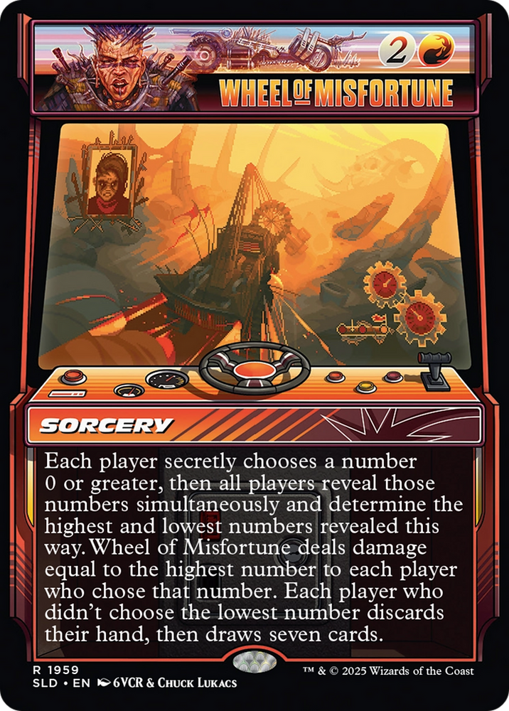 Wheel of Misfortune (1959) (Rainbow Foil) [Secret Lair Drop Series] Magic: The Gathering