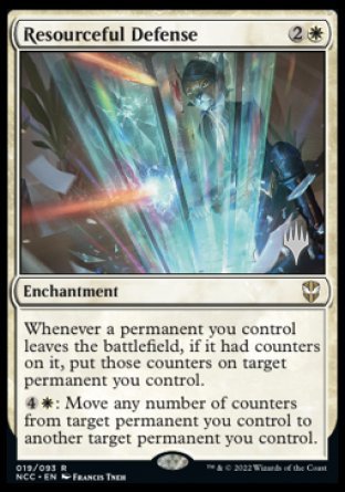 Resourceful Defense (Promo Pack) [Streets of New Capenna Commander Promos] Magic: The Gathering