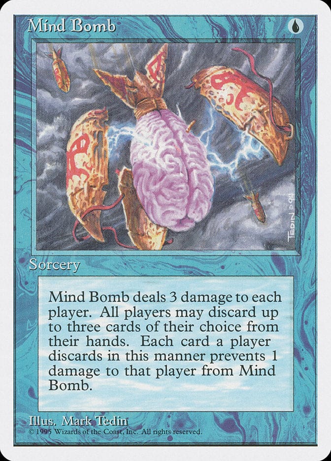 Mind Bomb [Fourth Edition] Magic: The Gathering