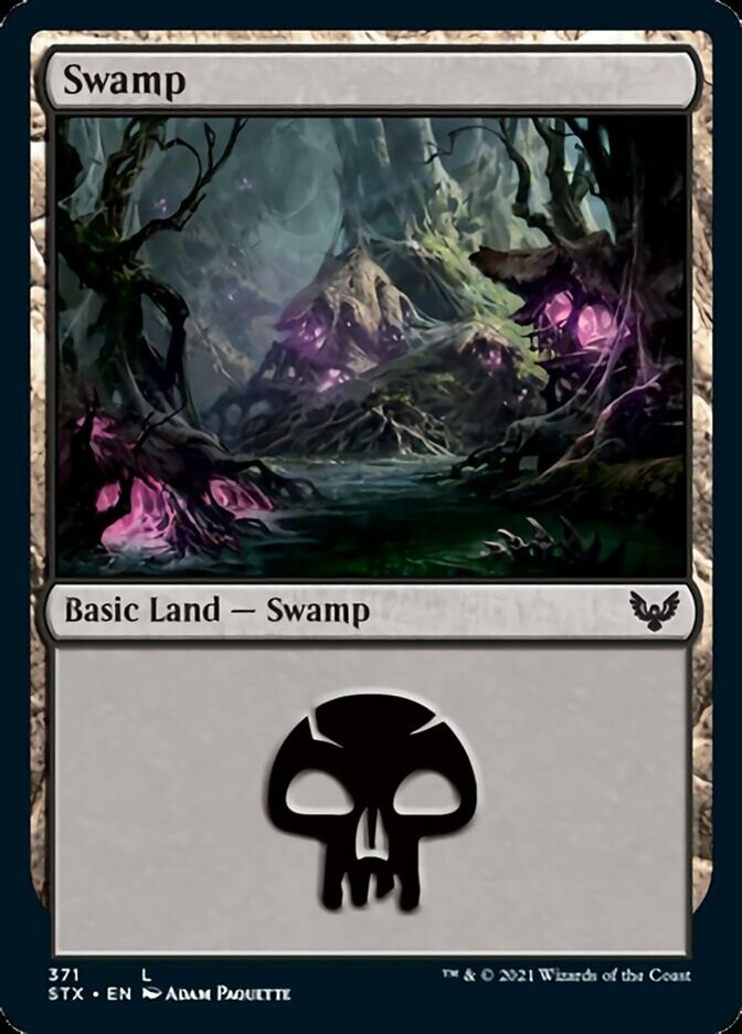 Swamp (371) [Strixhaven: School of Mages] Magic: The Gathering